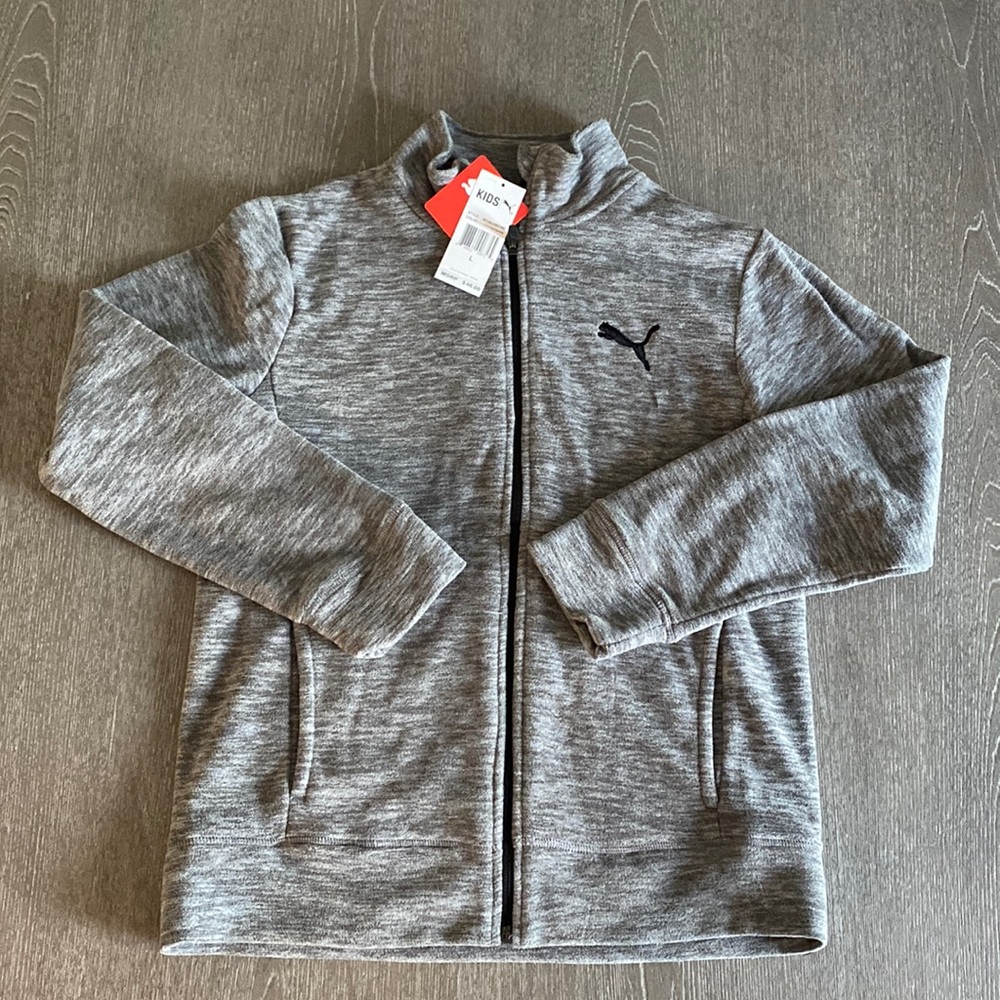Puma Full Zip Fleece Jacket Youth Size Large (14-16)